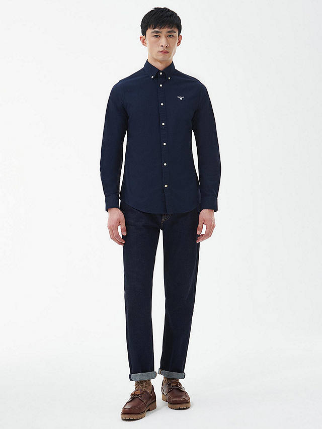 Barbour Tailored Fit Oxford Shirt, Navy