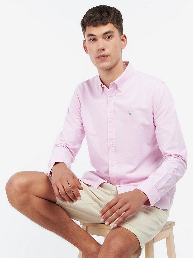 Barbour Tailored Fit Oxford Shirt, Pink