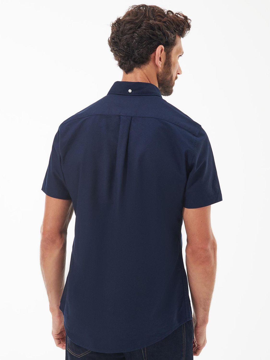 Buy Barbour Oxford Cotton Short Sleeve Shirt Online at johnlewis.com