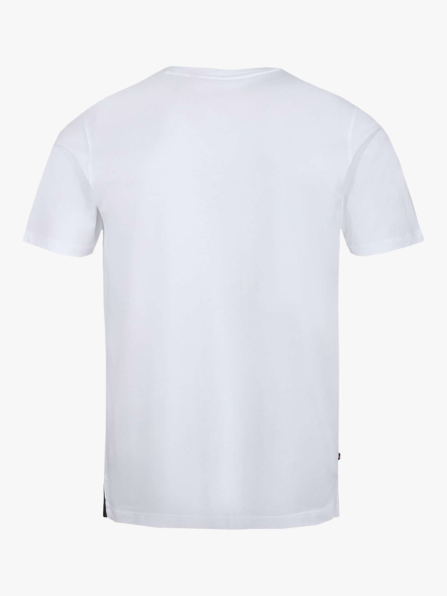 Buy LUKE 1977 Logo Cotton Short Sleeve T-Shirt, White Jet Black Online at johnlewis.com