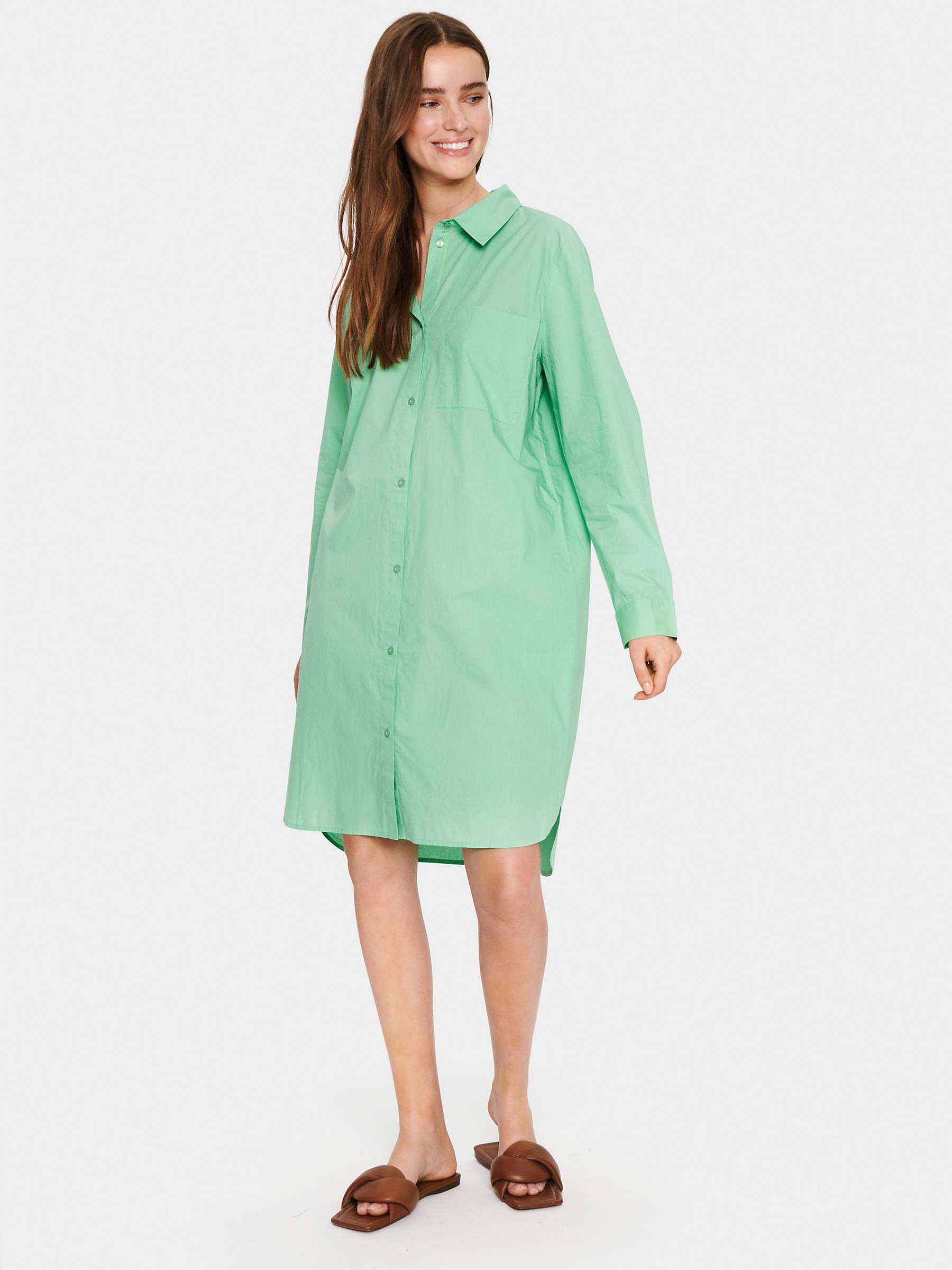 Buy Saint Tropez Louise Tunic Shirt Dress, Ming Online at johnlewis.com