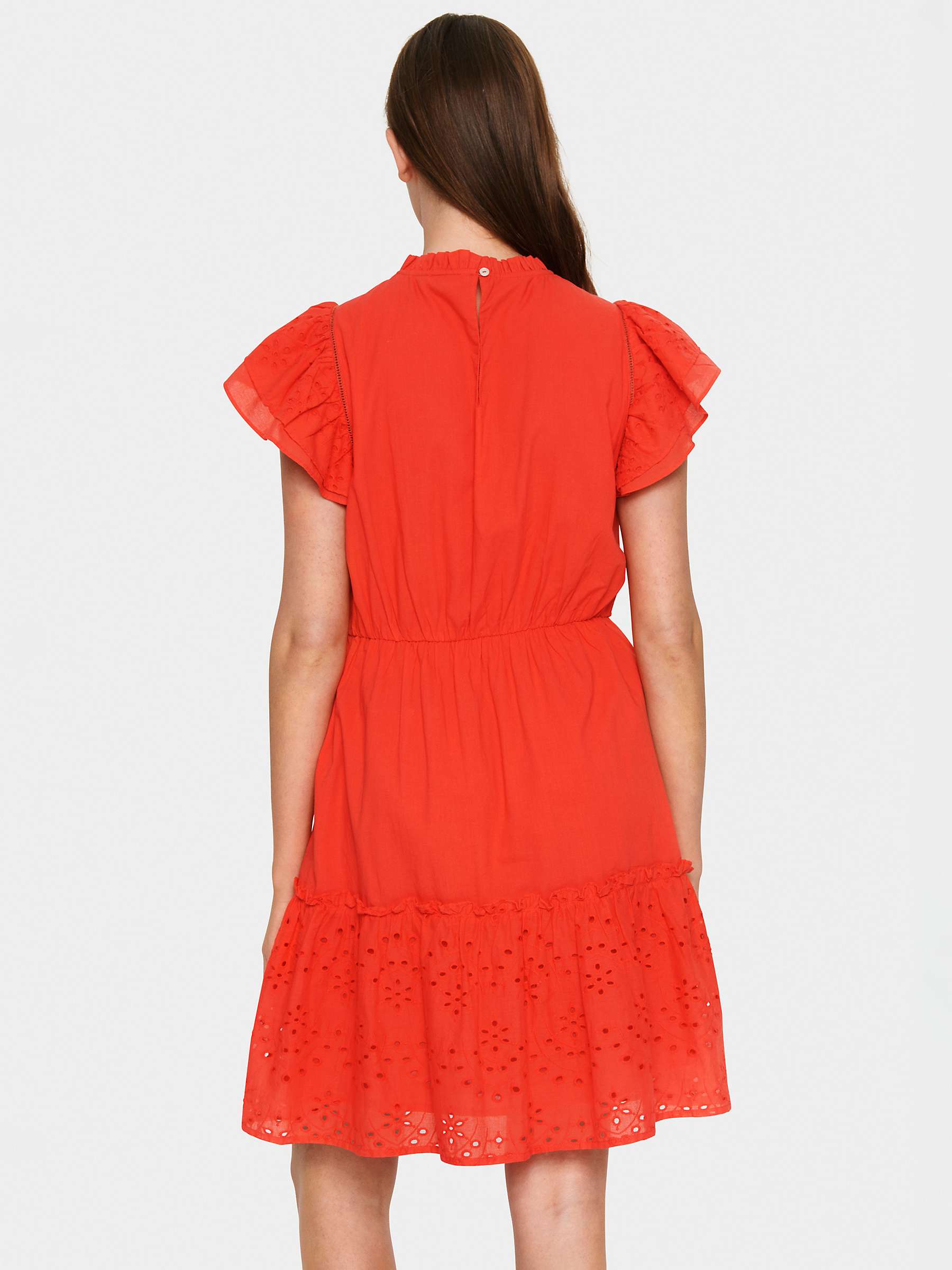 Buy Saint Tropez Tilly Broderie Anglaise Dress, Hibiscus Online at johnlewis.com