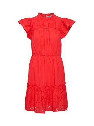 Saint Tropez Tilly Broderie Anglaise Dress, Hibiscus