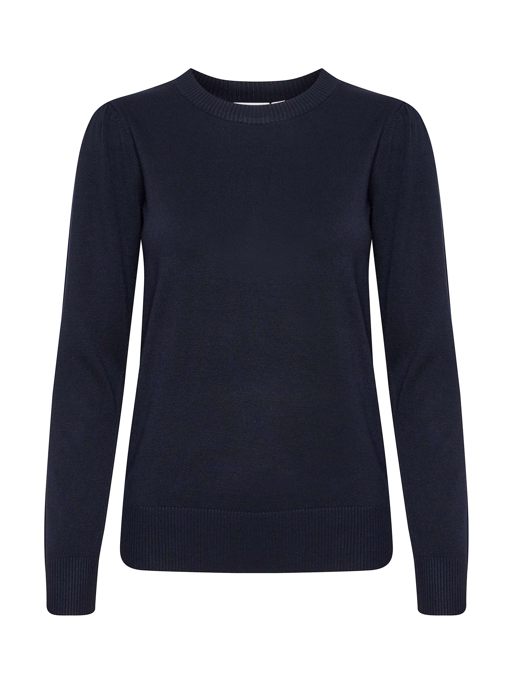 Saint Tropez Mila Knitted Pullover, Navy at John Lewis & Partners