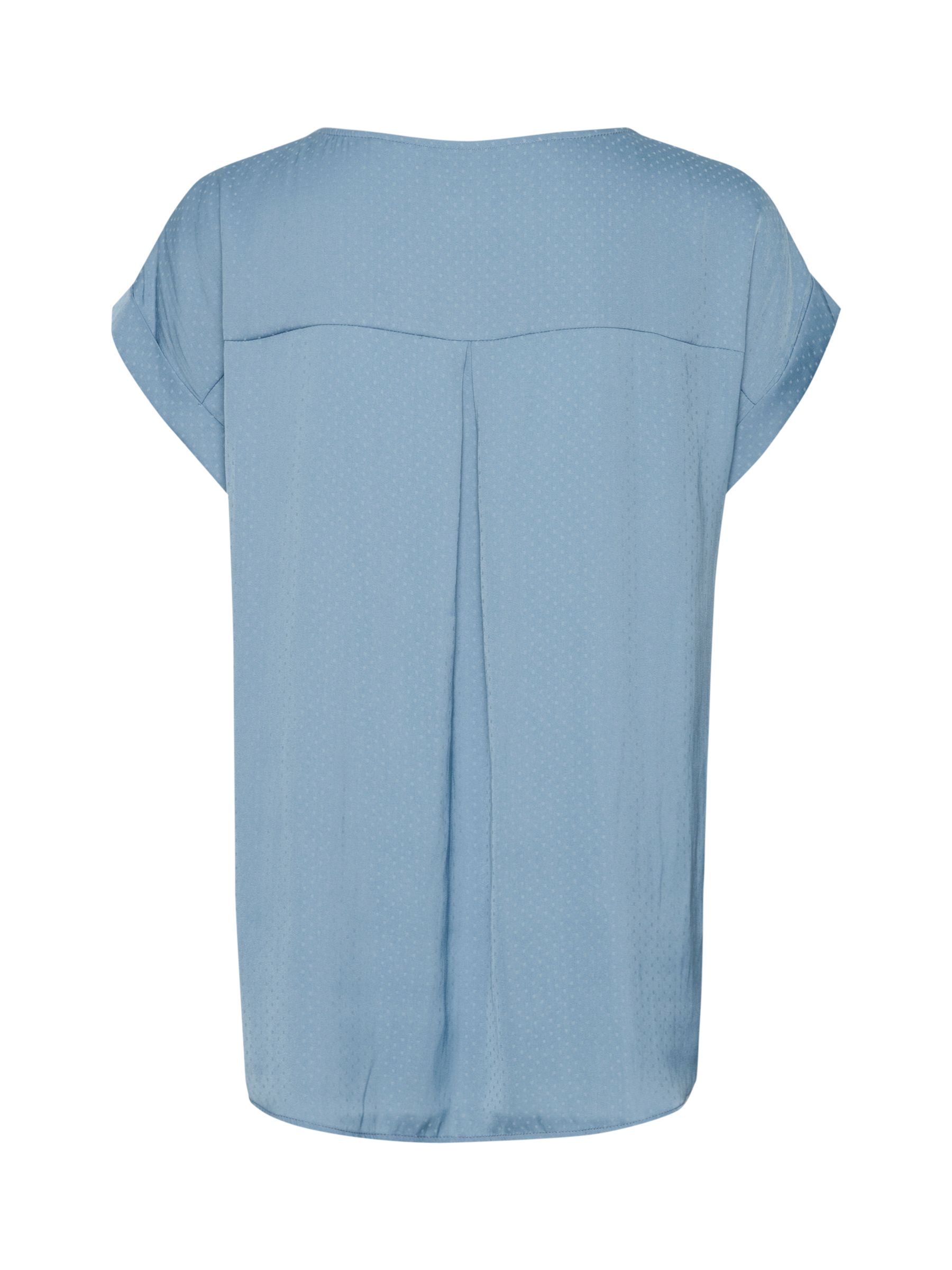 Buy Saint Tropez Briana Short Sleeve Blouse, Blue Online at johnlewis.com