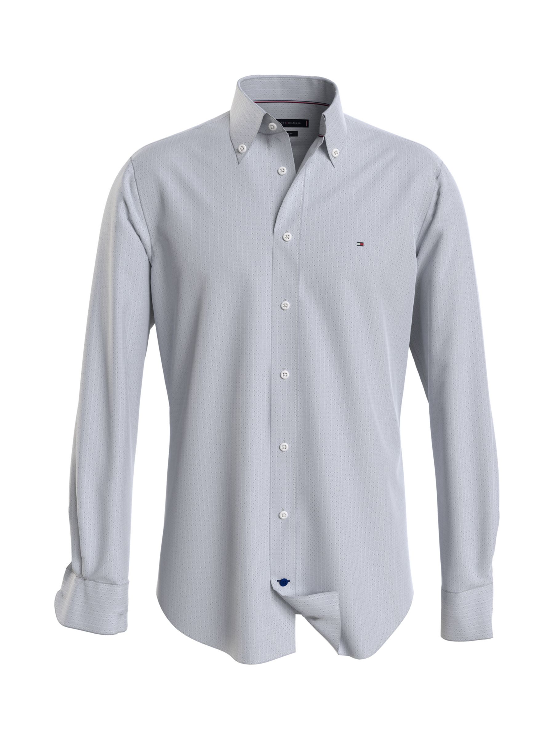 Tommy Hilfiger Dobby Cotton Oxford Shirt, Th Navy/White, 37