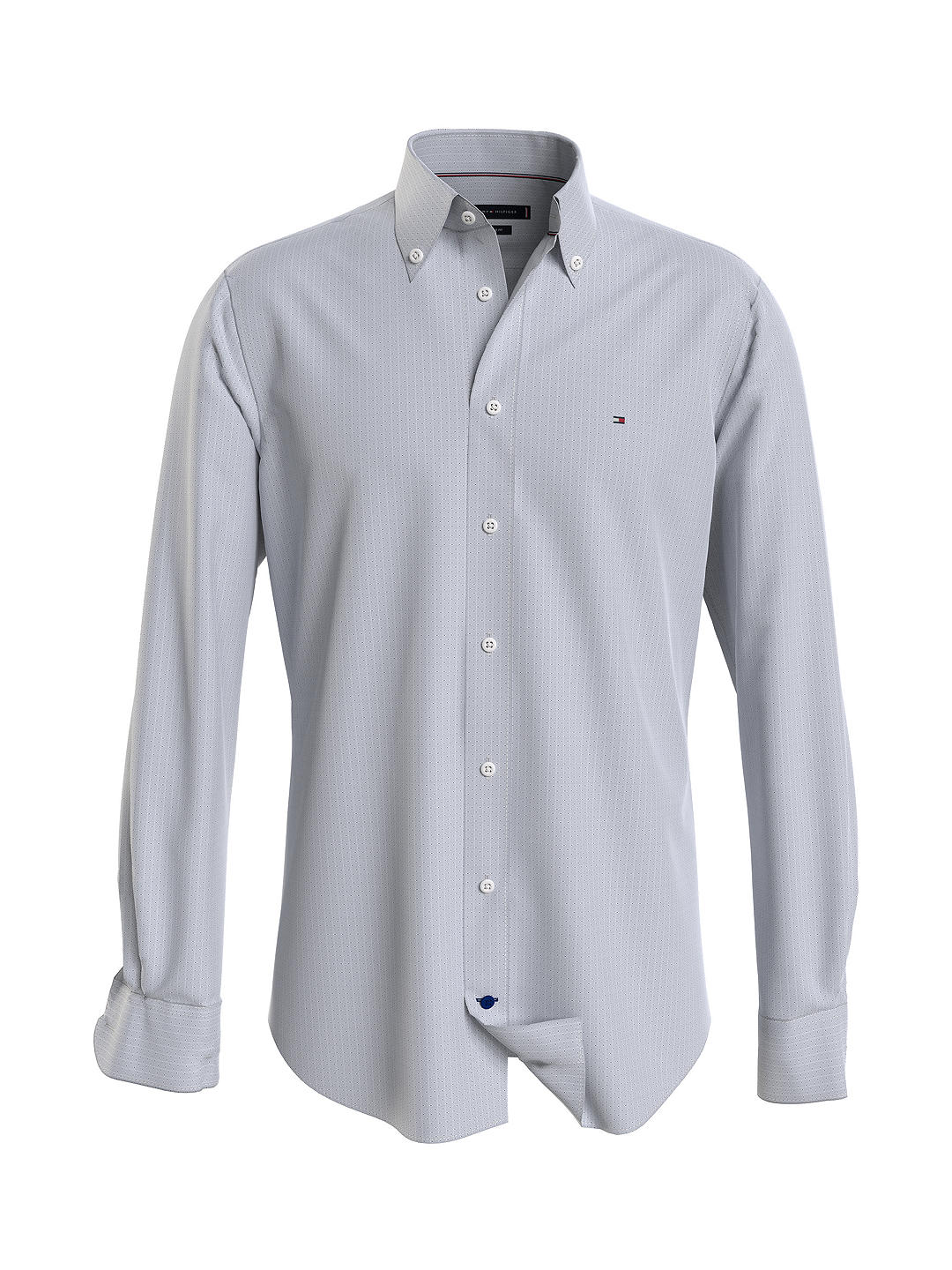 Tommy Hilfiger Dobby Cotton Oxford Shirt, Th Navy/White