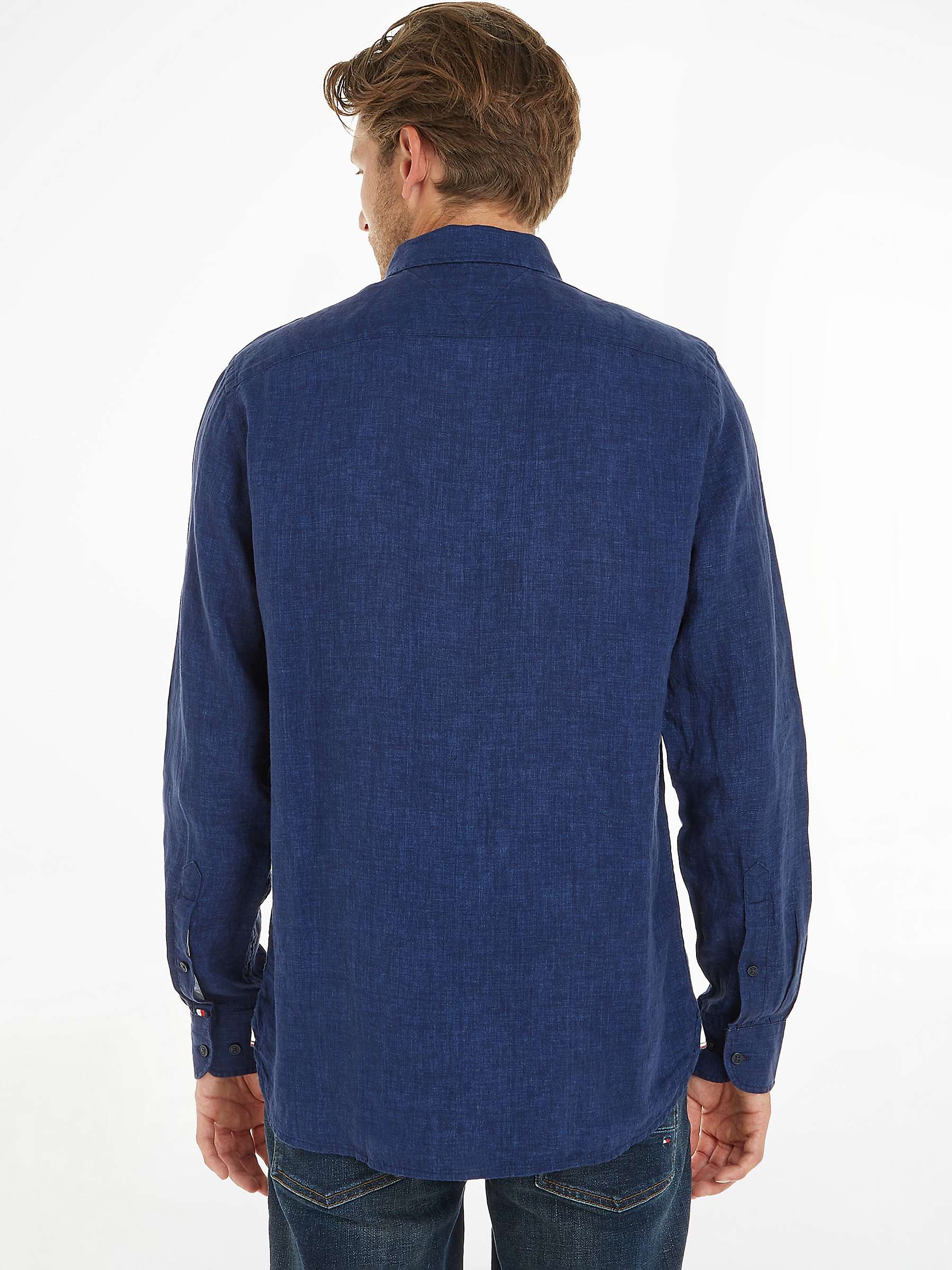 Buy Tommy Hilfiger Pigment Long Sleeve Linen Shirt Online at johnlewis.com