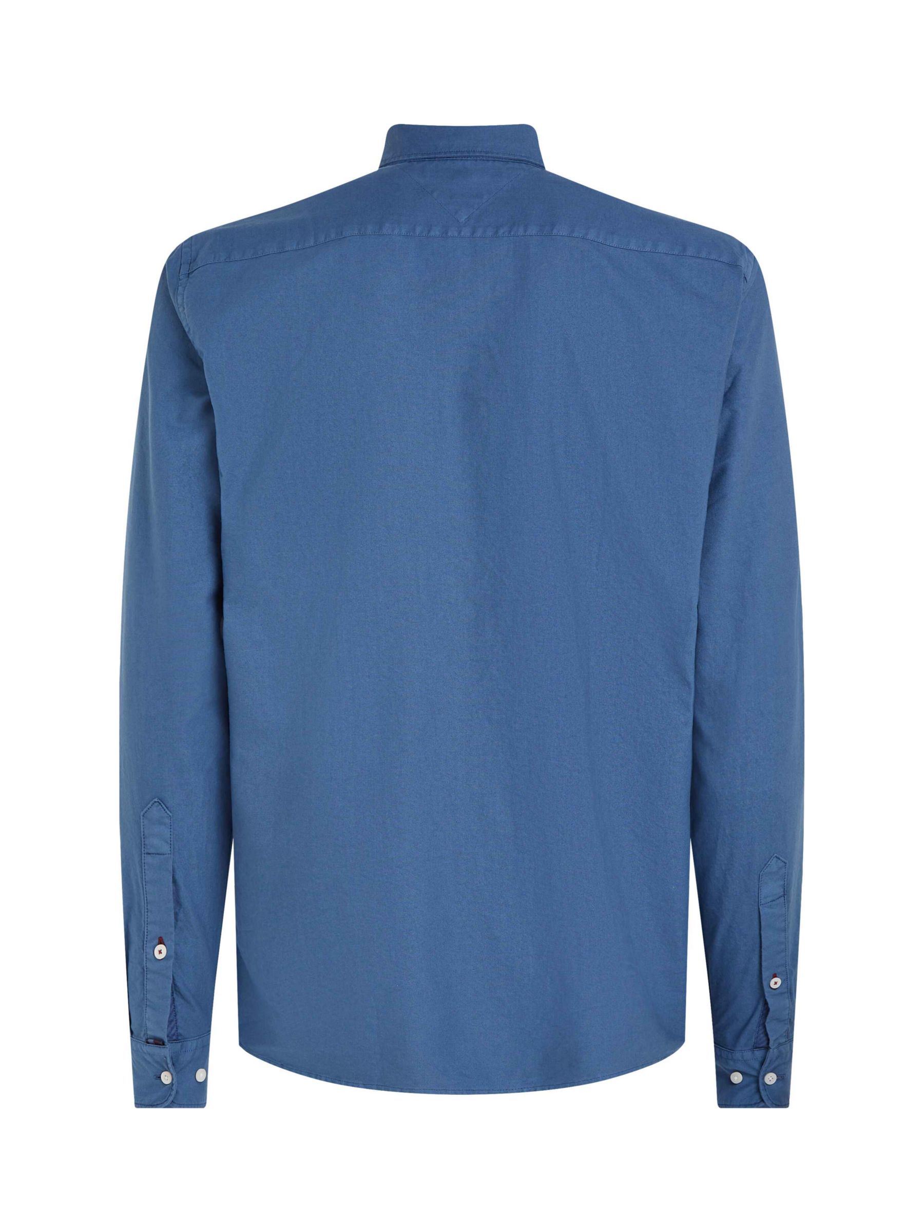 Tommy Jeans Dyed Cotton Shirt, Blue Coast, XS