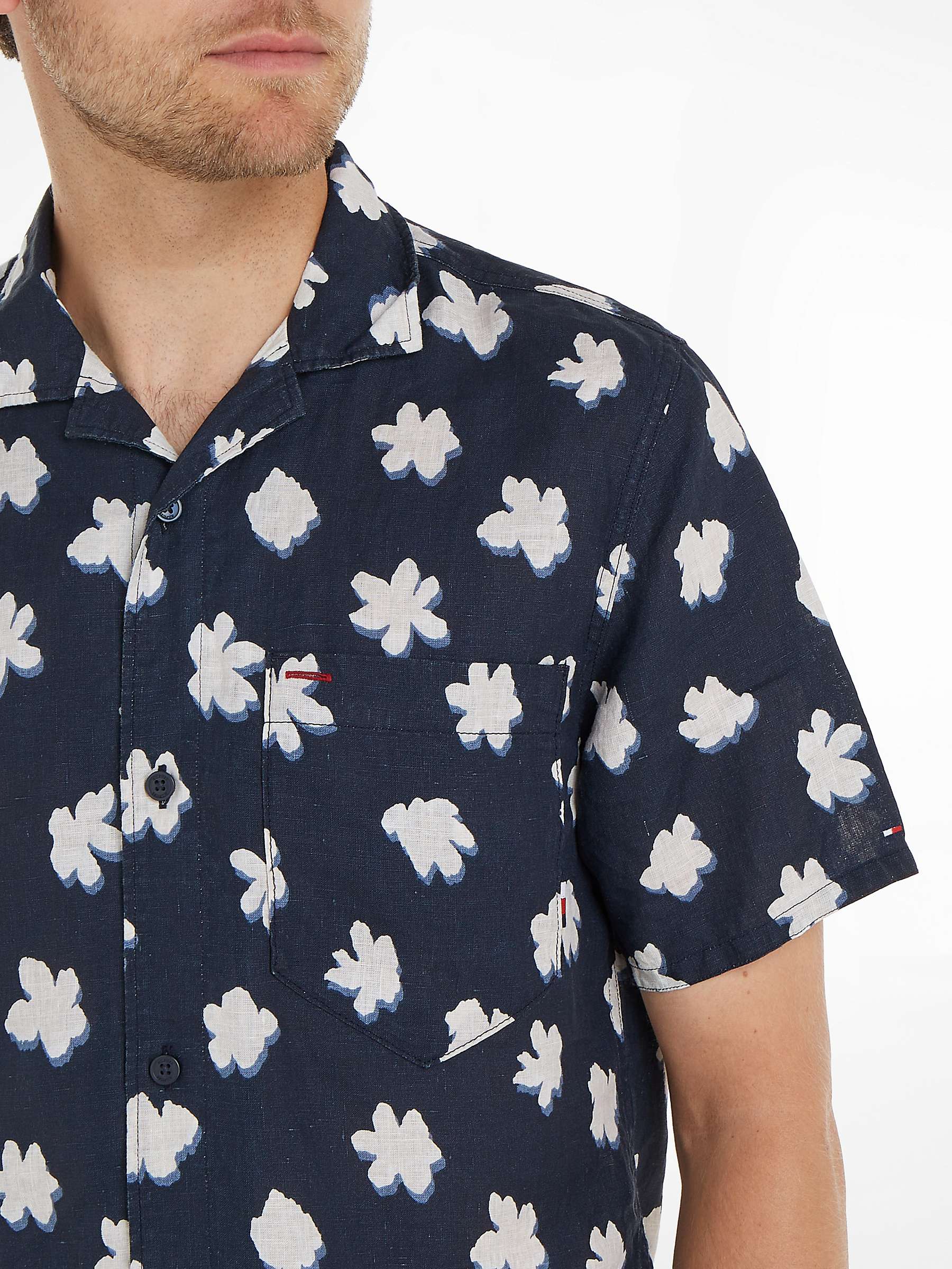 Buy Tommy Hilfiger Linen Floral Shirt Online at johnlewis.com