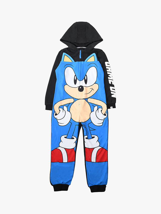 Brand Threads Kids' Sonic The Hedgehog Onesie, Black