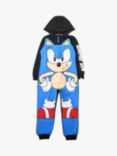 Brand Threads Kids' Sonic The Hedgehog Onesie, Black