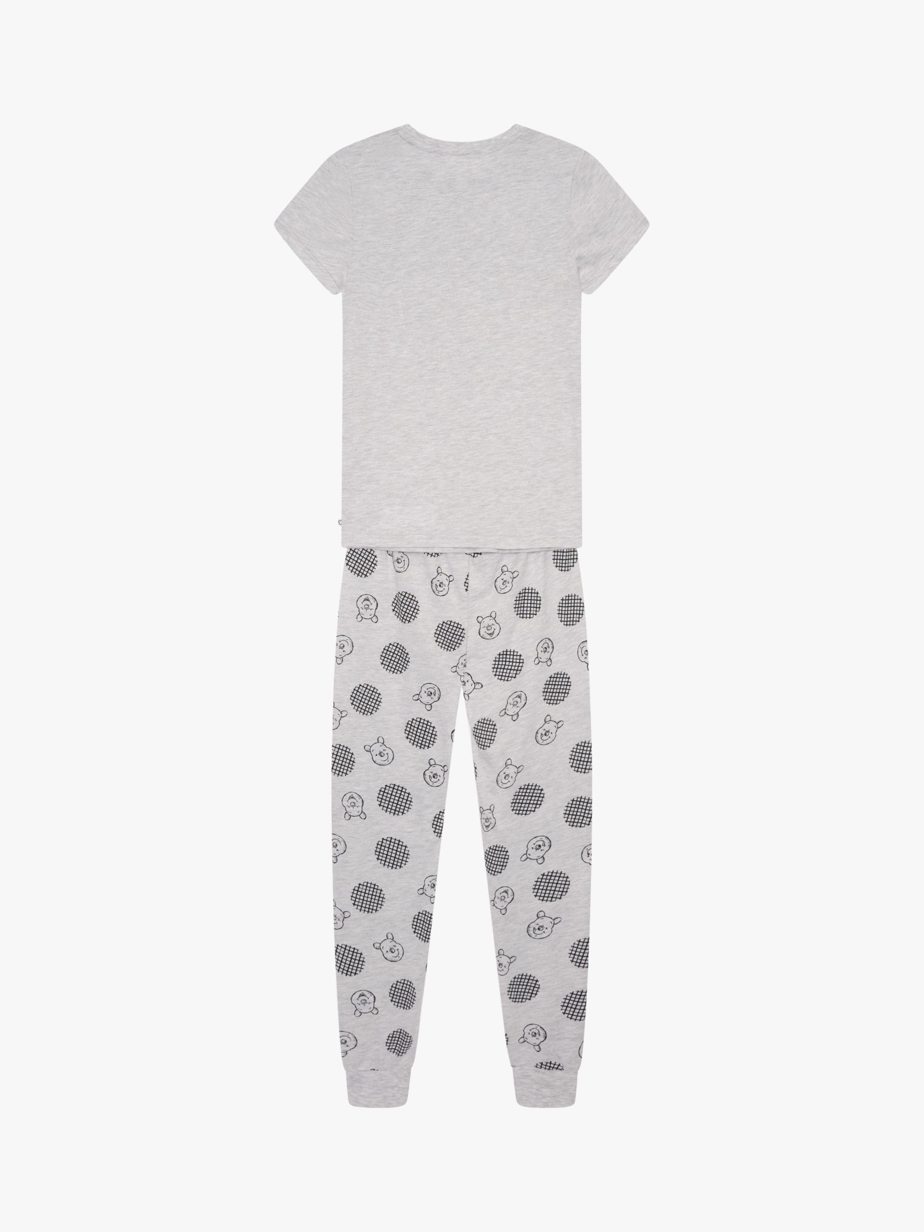 Buy Brand Threads Winnie the Pooh Pyjama Set, Grey Marl Online at johnlewis.com