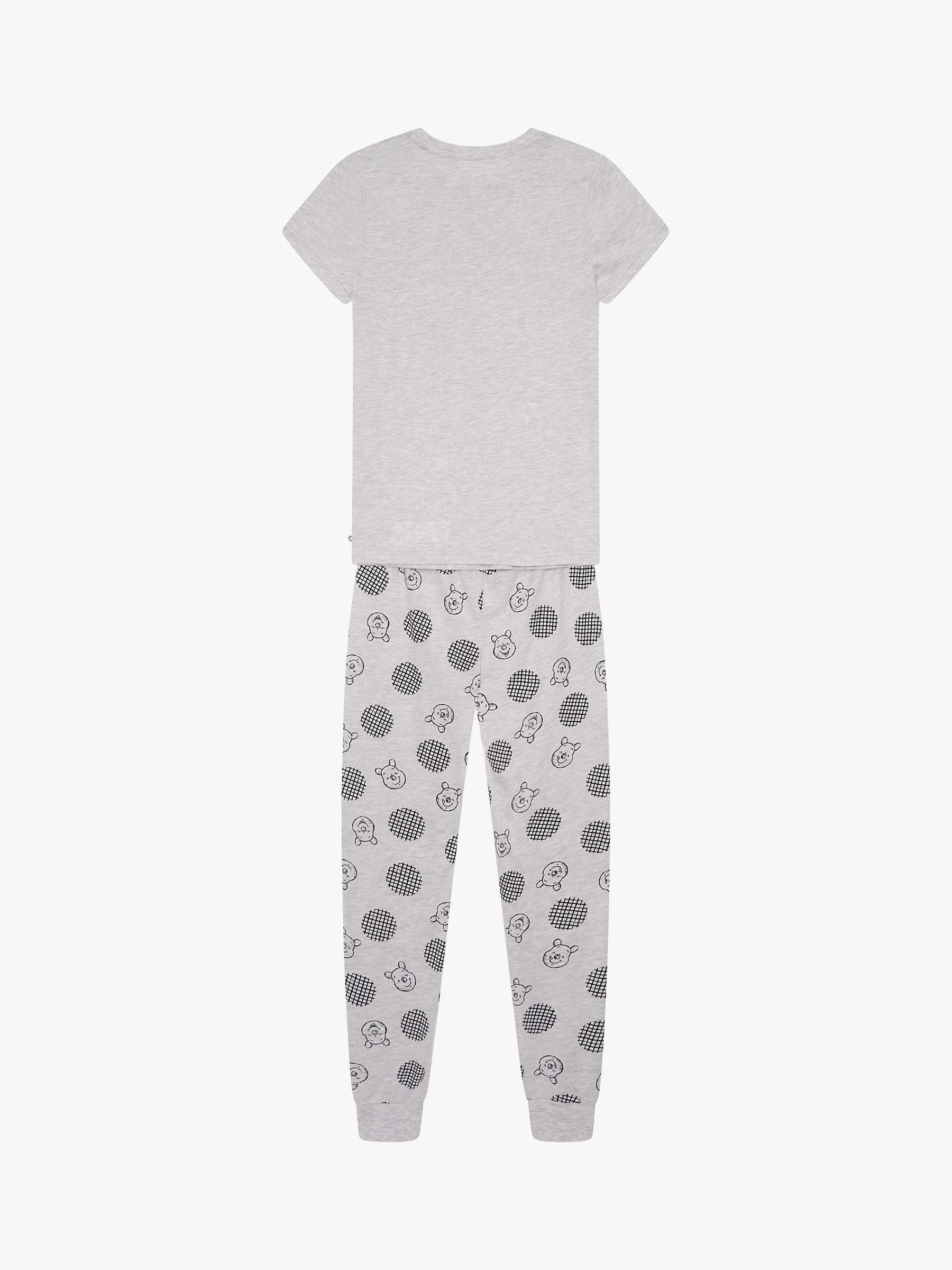 Buy Brand Threads Winnie the Pooh Pyjama Set, Grey Marl Online at johnlewis.com