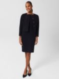 Hobbs Georgie Tailored Jacket, Navy