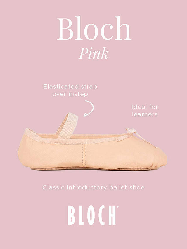 Trotters Kids' Bloch Ballet Shoes, Pink