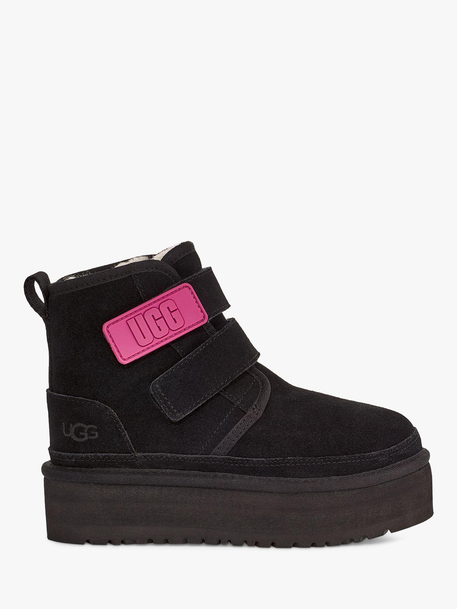 UGG Kids' Neumel Platform Chelsea Boots, Black, 1