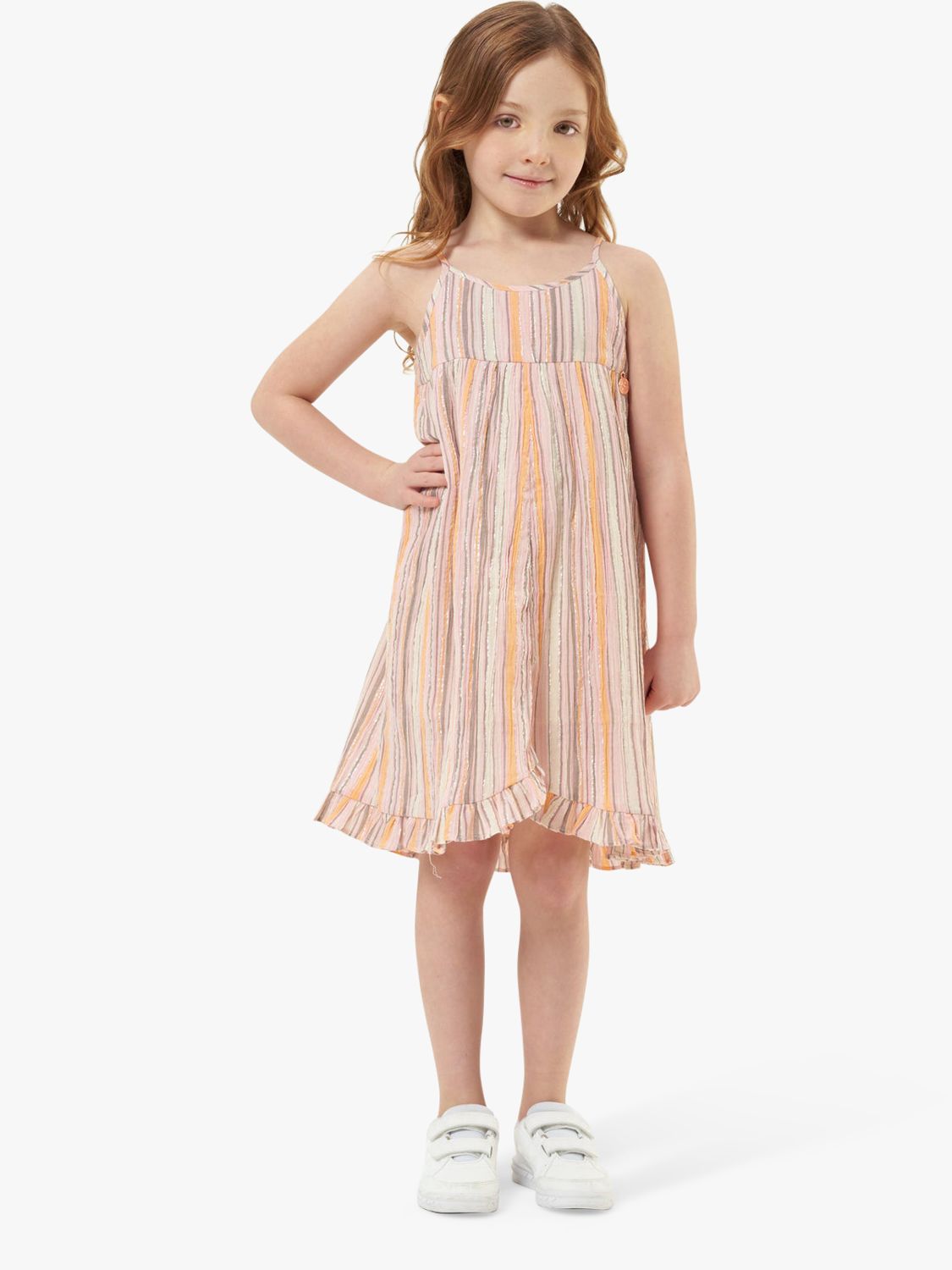 Angel & Rocket Kids' Saskia Strappy Rainbow Dress, Multi, 11 years