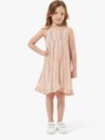 Angel & Rocket Kids' Saskia Strappy Rainbow Dress, Multi