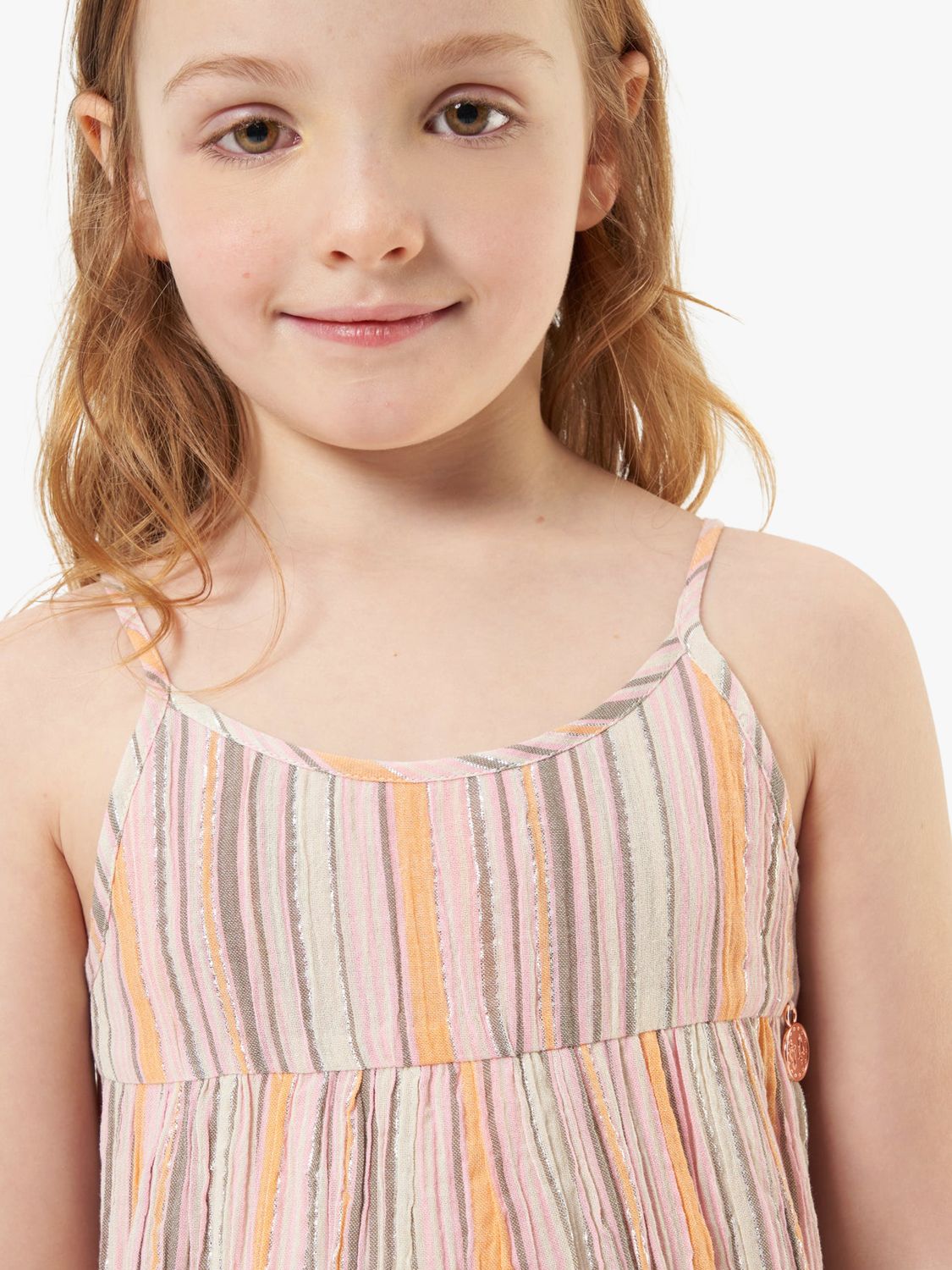 Angel & Rocket Kids' Saskia Strappy Rainbow Dress, Multi, 11 years