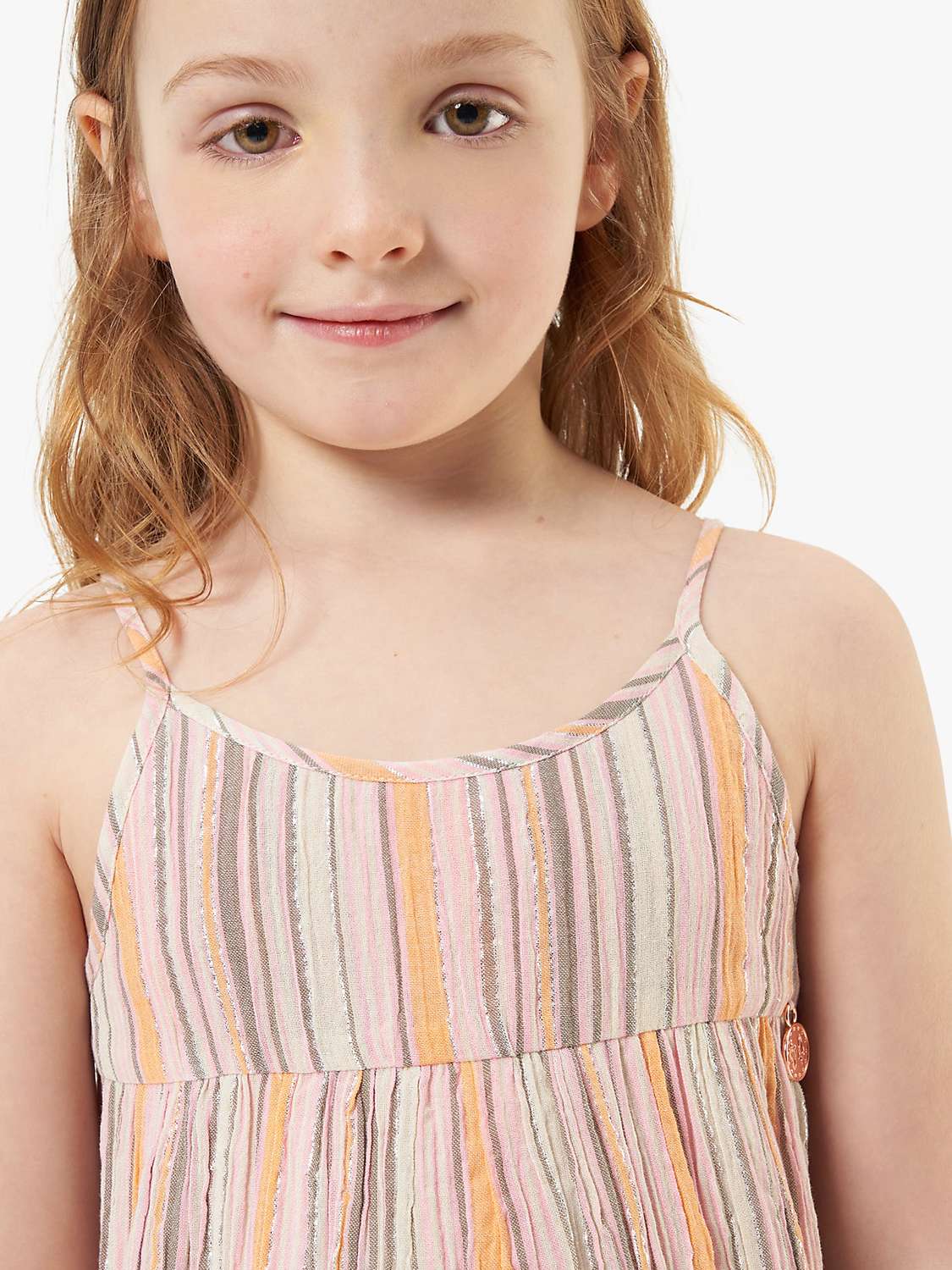Buy Angel & Rocket Kids' Saskia Strappy Rainbow Dress, Multi Online at johnlewis.com