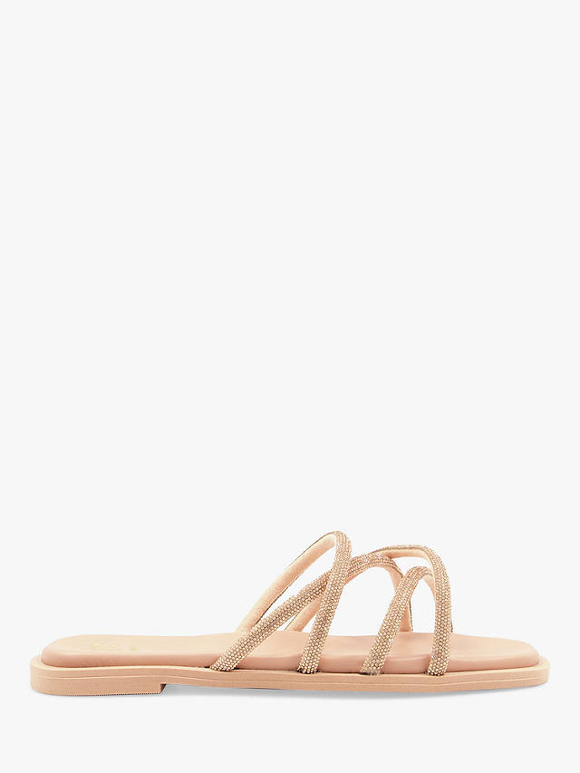 Dune Lilybet Embellished Sandals, Blush