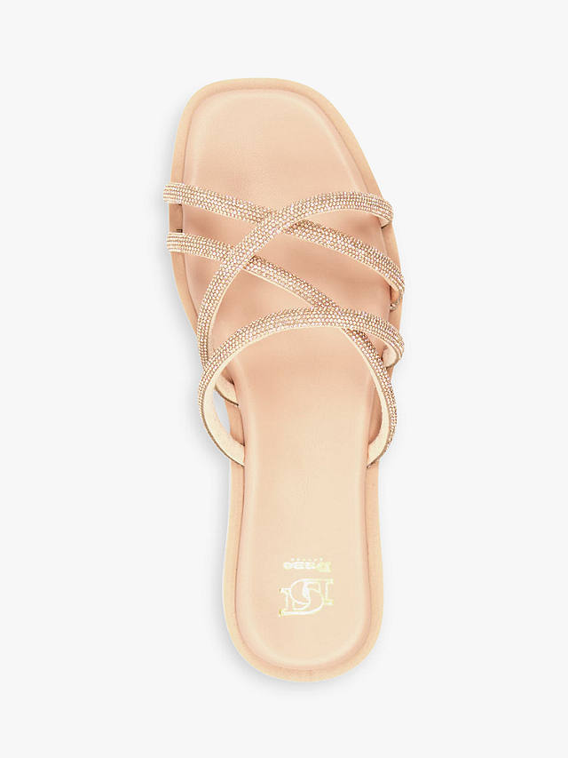 Dune Lilybet Embellished Sandals, Blush