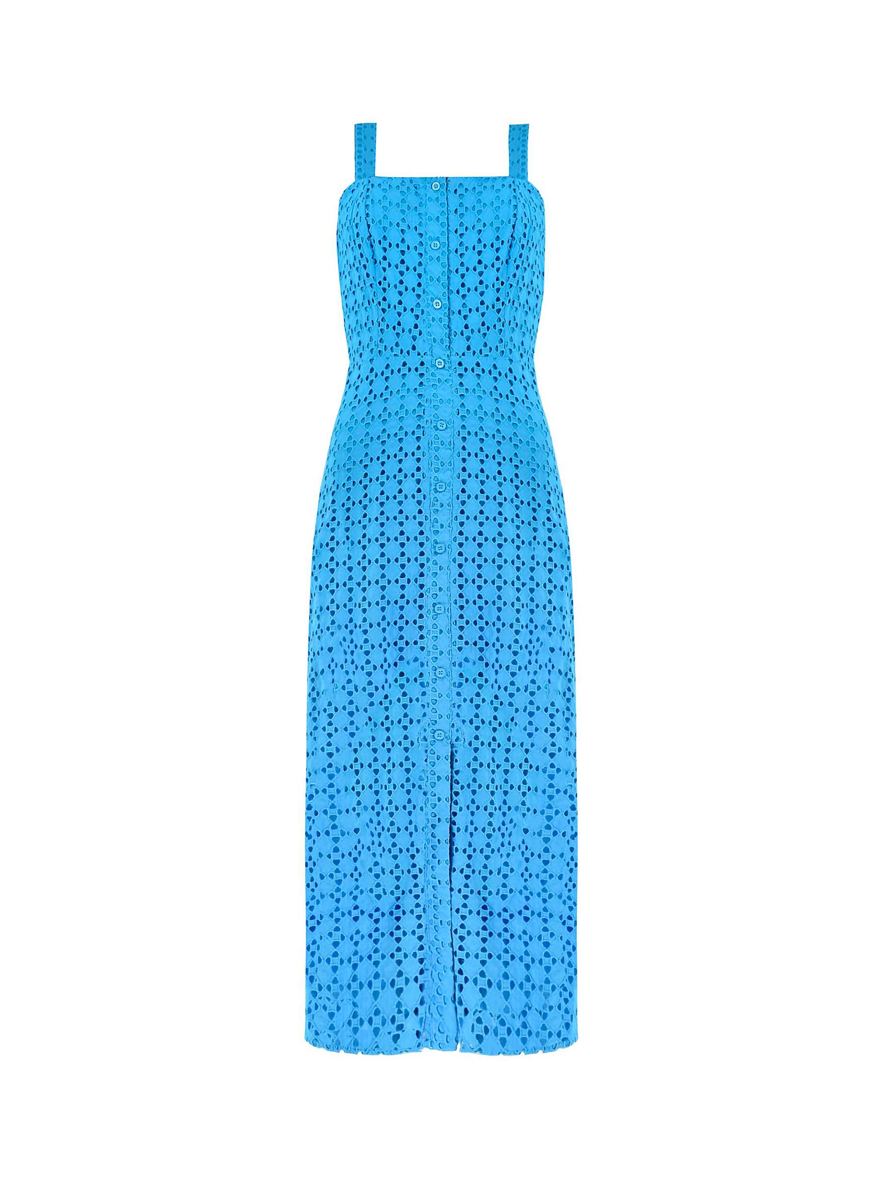 Ro&Zo Broderie Lace Strappy Dress, Blue at John Lewis & Partners