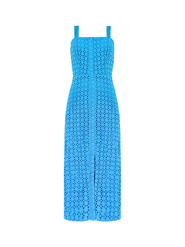 Ro&Zo Broderie Lace Strappy Dress, Blue