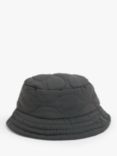 John Lewis ANYDAY Kids' Quilt Bucket Hat, Grey, Grey