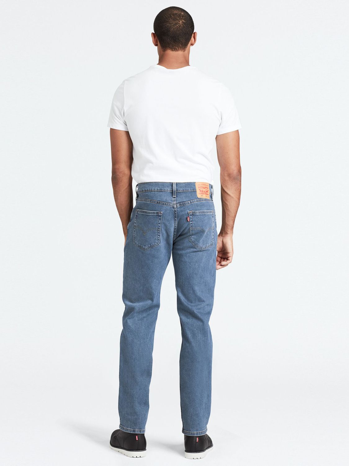 Levi's 514 Straight Cut Jeans, Stonewash Stretch, 30S