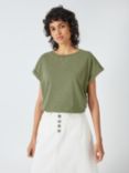 AND/OR Cotton Tank T-Shirt, Khaki