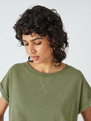 AND/OR Cotton Tank T-Shirt, Khaki