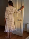 Albaray Prairie Floral Print Dress, Cream/Multi