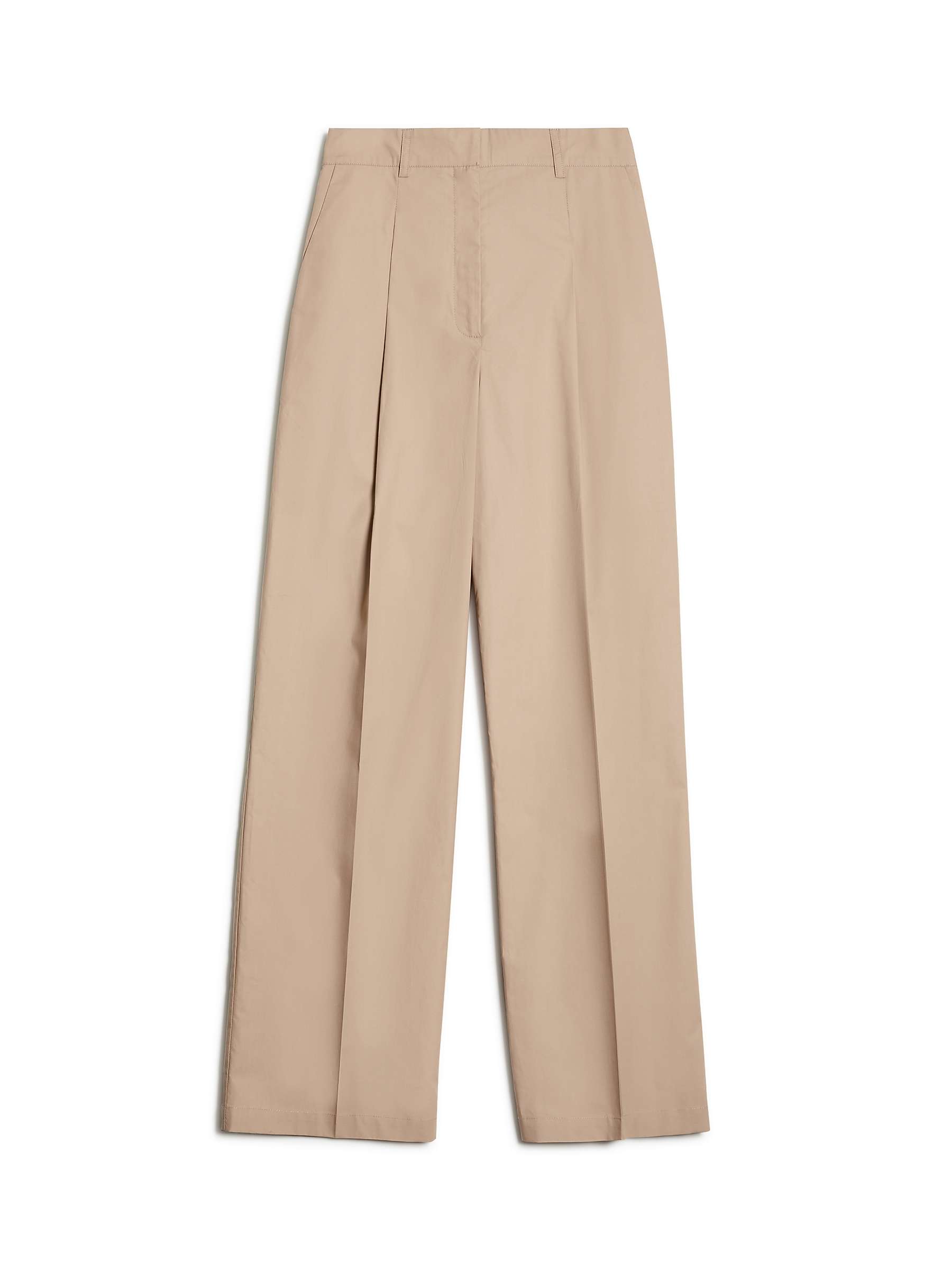 Buy Albaray Organic Cotton Puddle Trouser, Stone Online at johnlewis.com