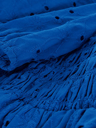 Phase Eight Gretta Broderie Midi Dress, Blue