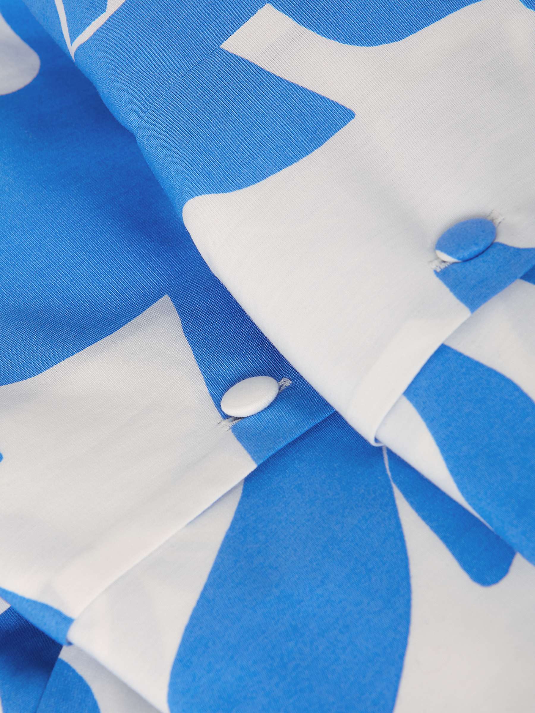 Phase Eight Sienna Midi Dress, Blue/Ivory at John Lewis & Partners