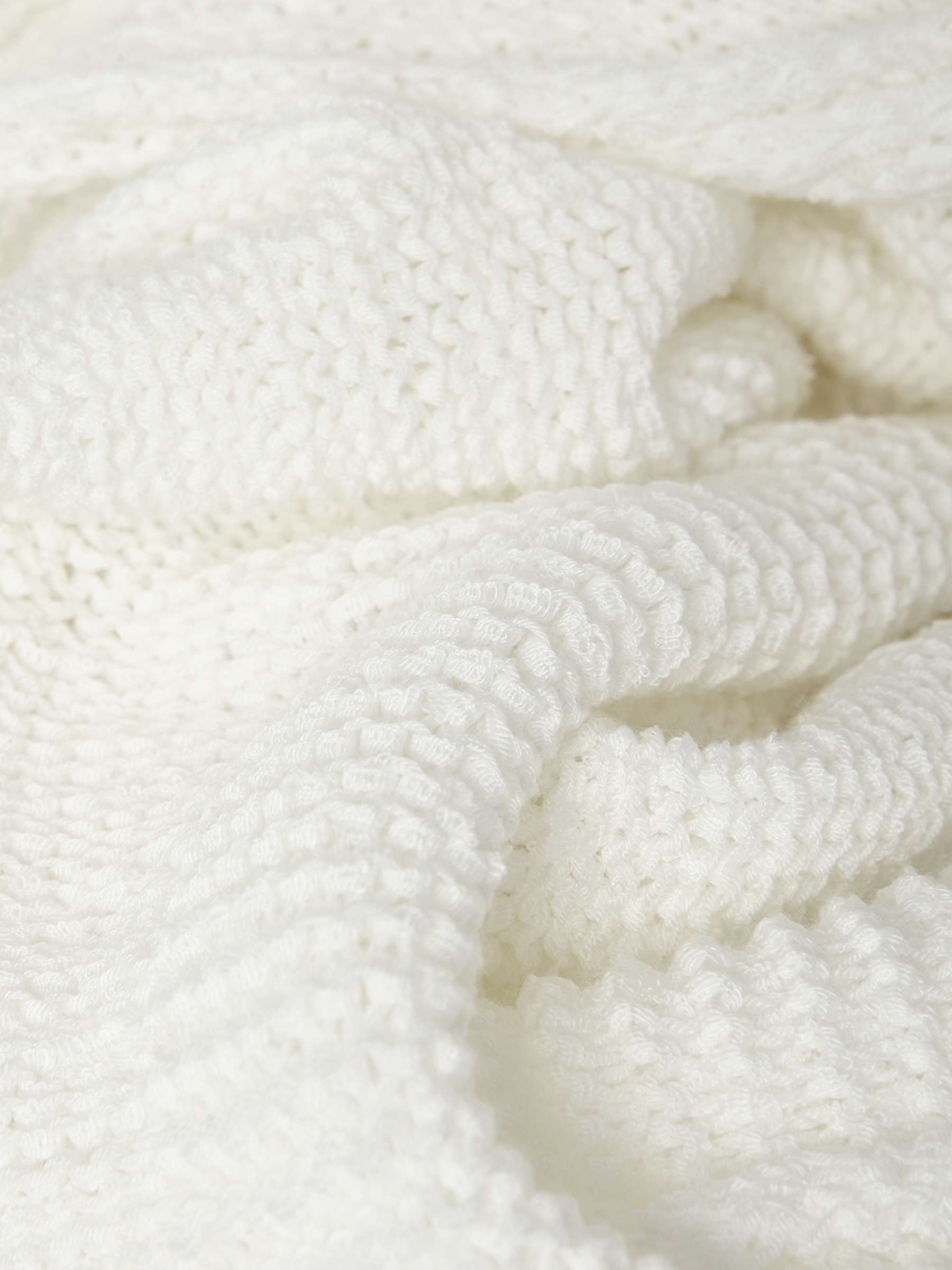 Buy Phase Eight Alana Textured Knit, White Online at johnlewis.com