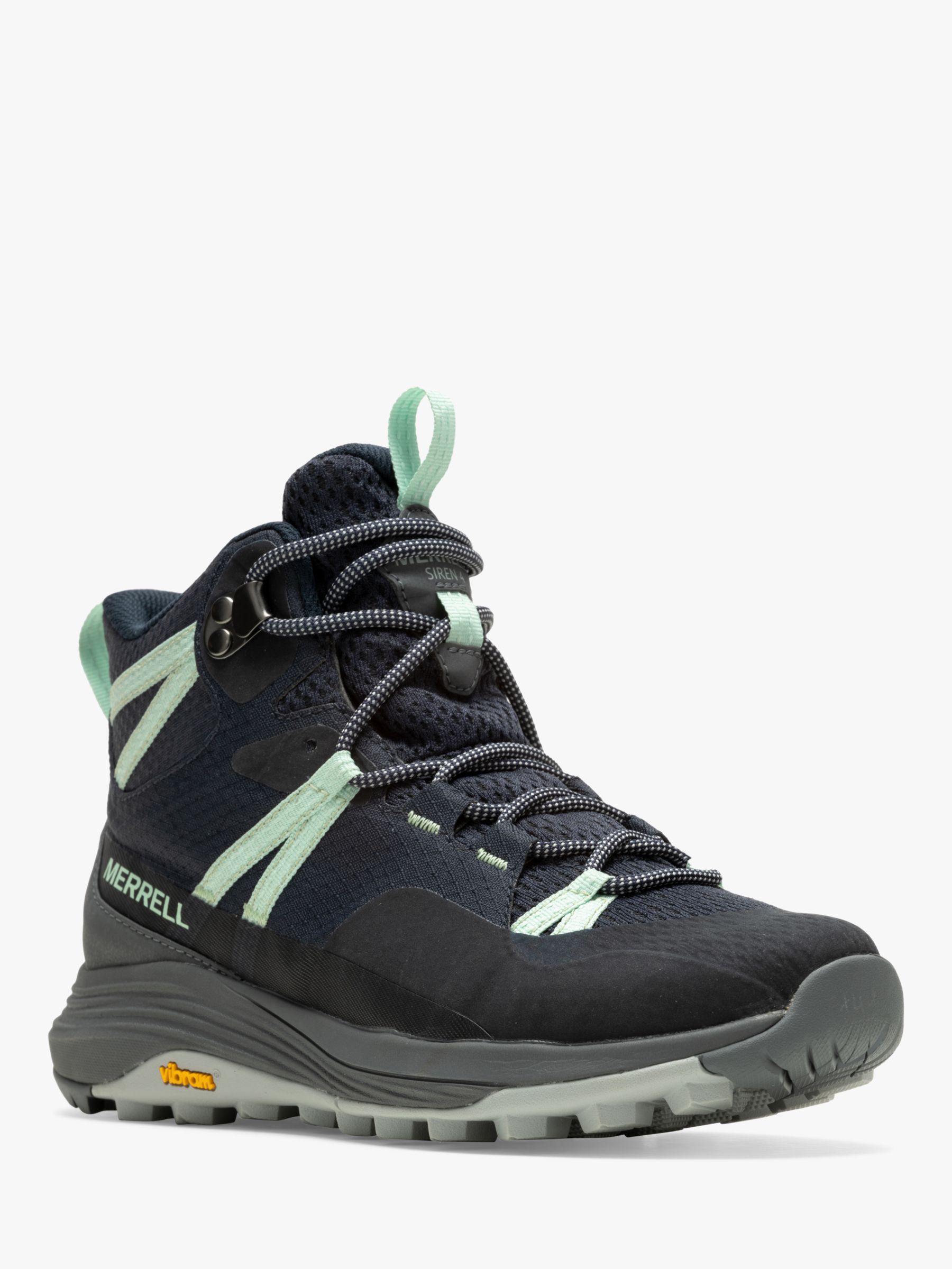 Merrell Siren 4 Women's Waterproof Gore-Tex Mid Walking Boots, Navy, 4