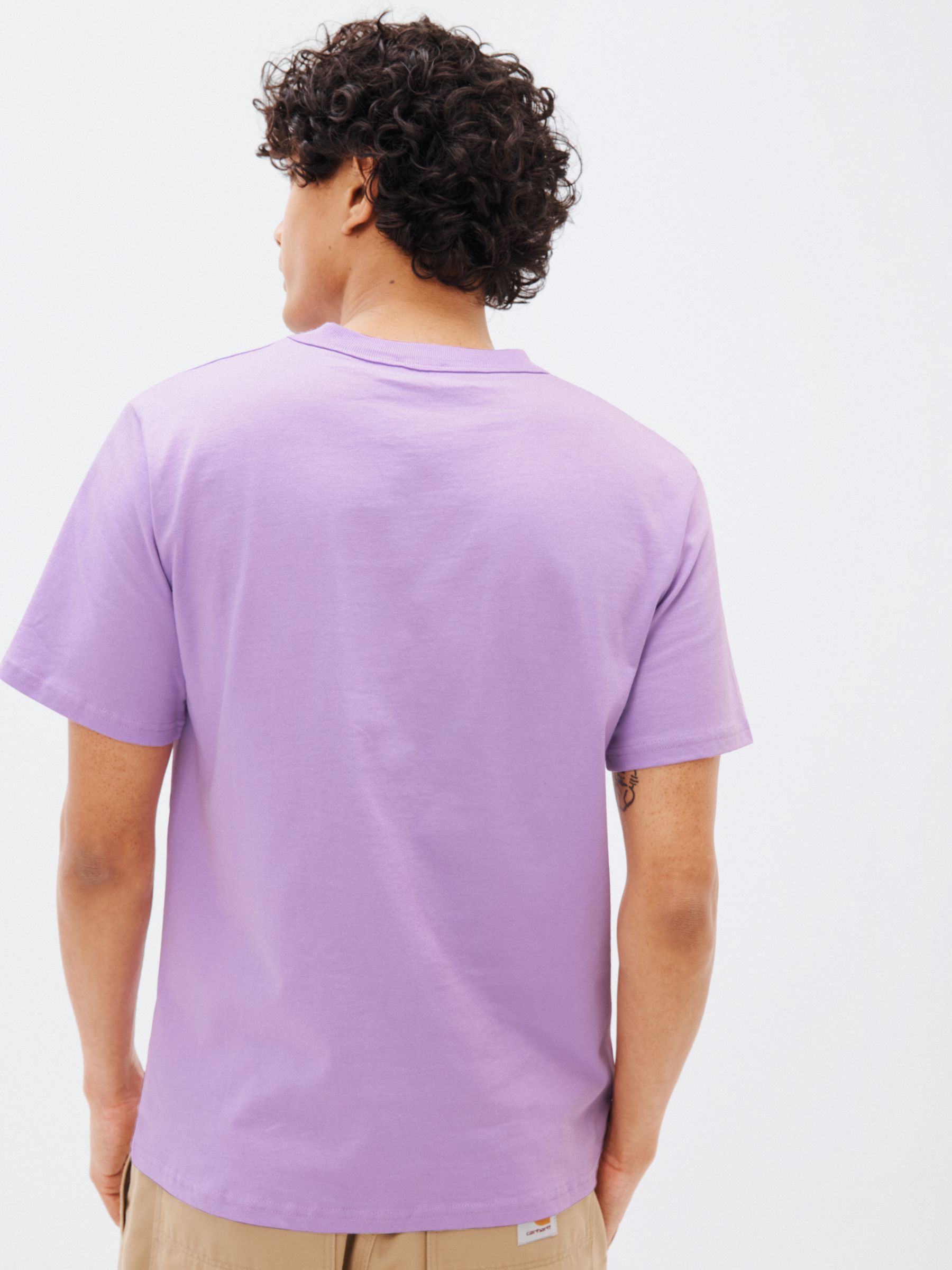 Armor Lux Heritage Cotton T-Shirt, Pastel Lilac at John Lewis & Partners