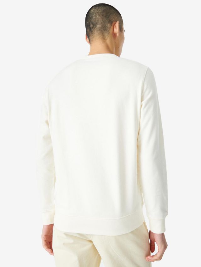 Barbour International Banks Crew Neck Sweatshirt, Whisper White, S