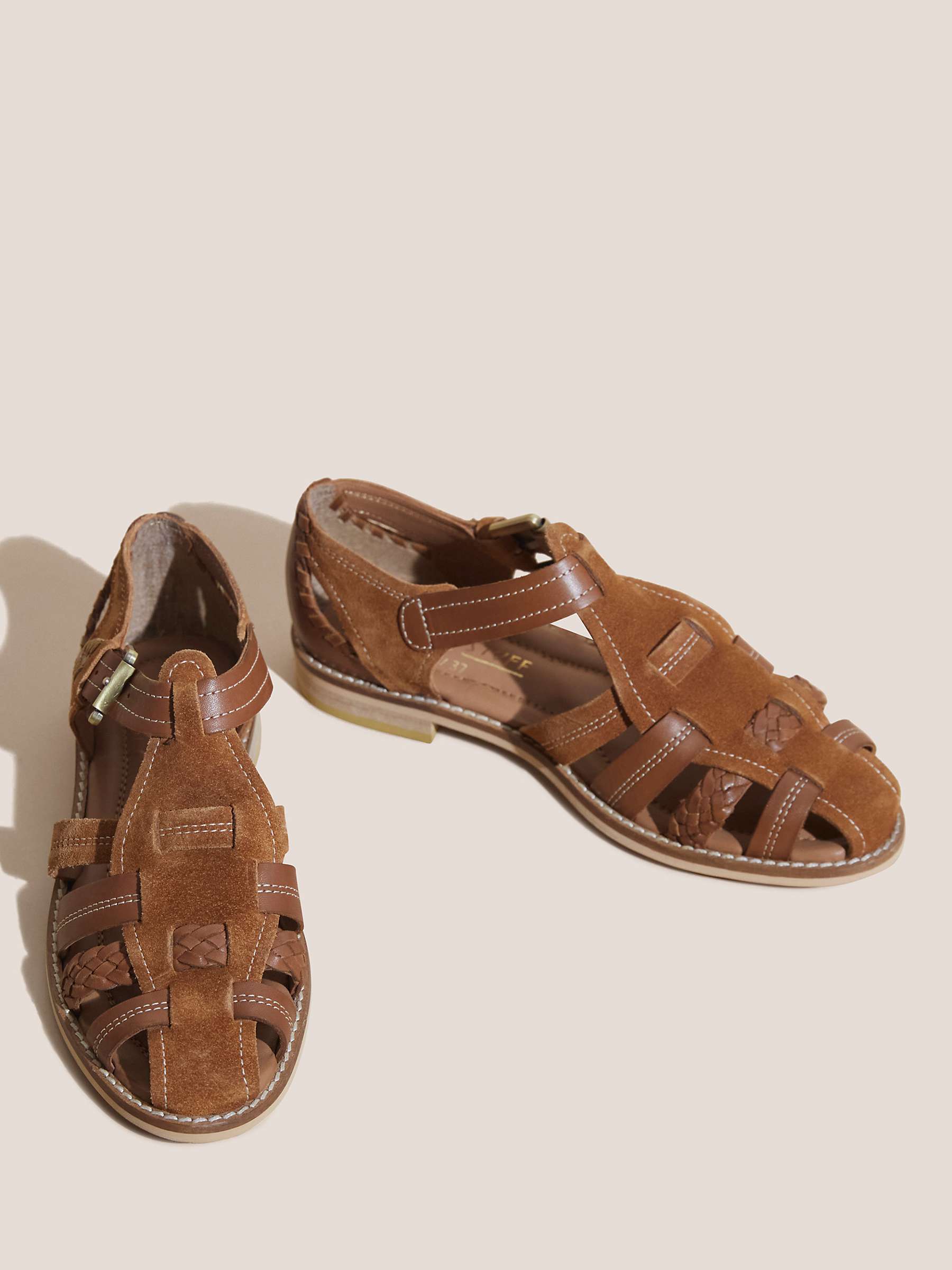 Buy White Stuff Fisherman Leather Sandals Online at johnlewis.com