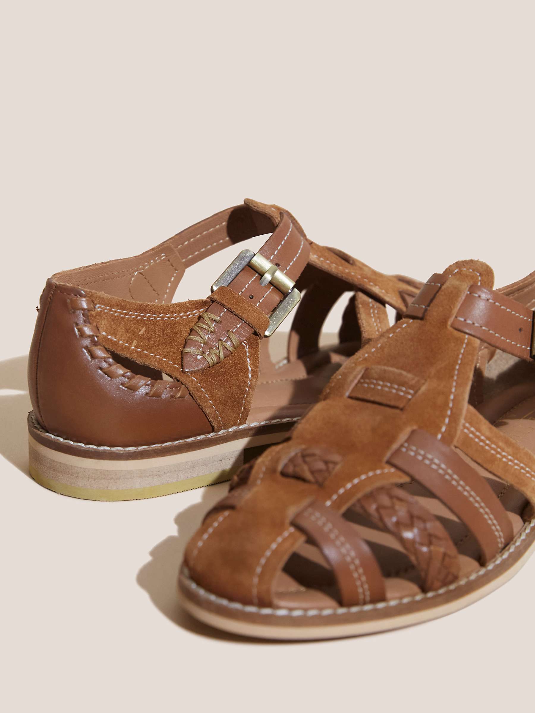 Buy White Stuff Fisherman Leather Sandals Online at johnlewis.com