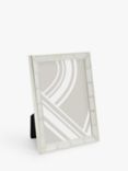 John Lewis Mother Of Pearl Block Photo Frame, Silver Plated