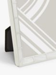 John Lewis Mother Of Pearl Block Photo Frame, Silver Plated