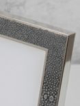 Elegance by Impressions Shagreen Photo Frame, Nickel Plated