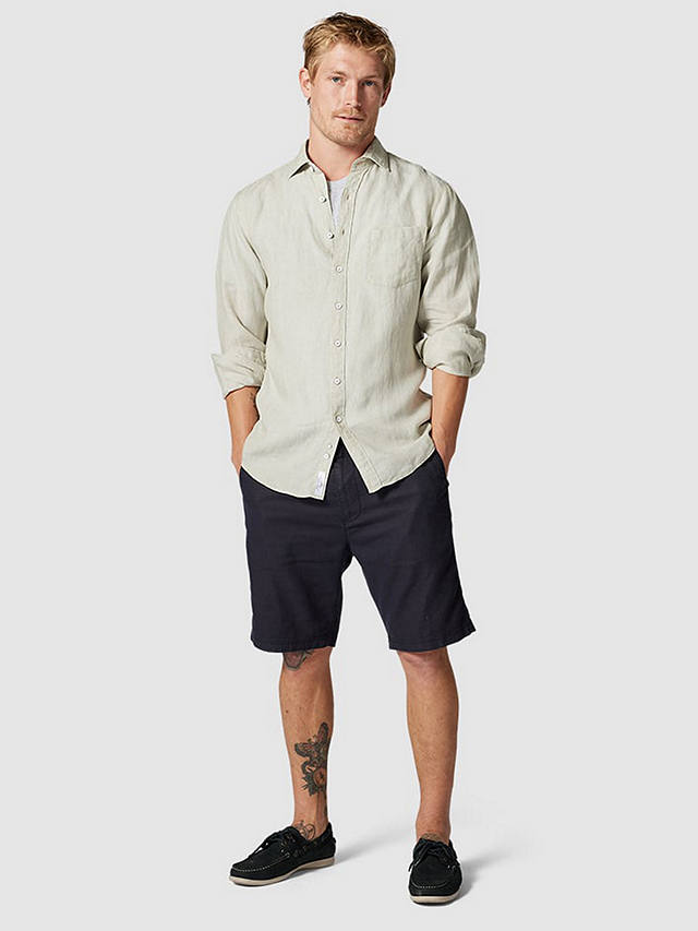 Rodd & Gunn Coromandel Long Sleeve Slim Fit Shirt, Flax