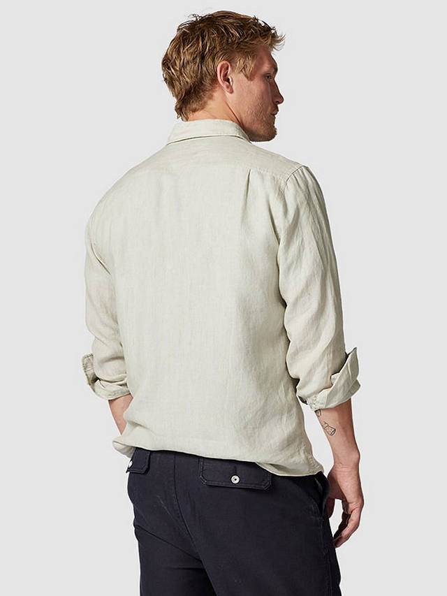 Rodd & Gunn Coromandel Long Sleeve Slim Fit Shirt, Flax