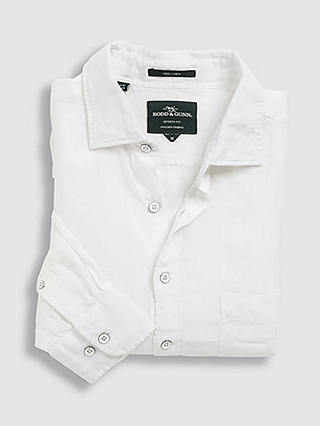 Rodd & Gunn Coromandel Long Sleeve Slim Fit Shirt, Snow