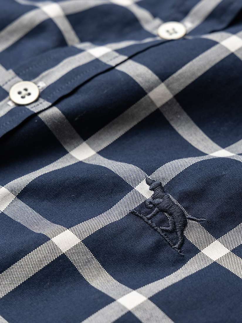 Buy Rodd & Gunn Oxford Check Long Sleeve Sports Fit Cotton Shirt, Navy/Multi Online at johnlewis.com